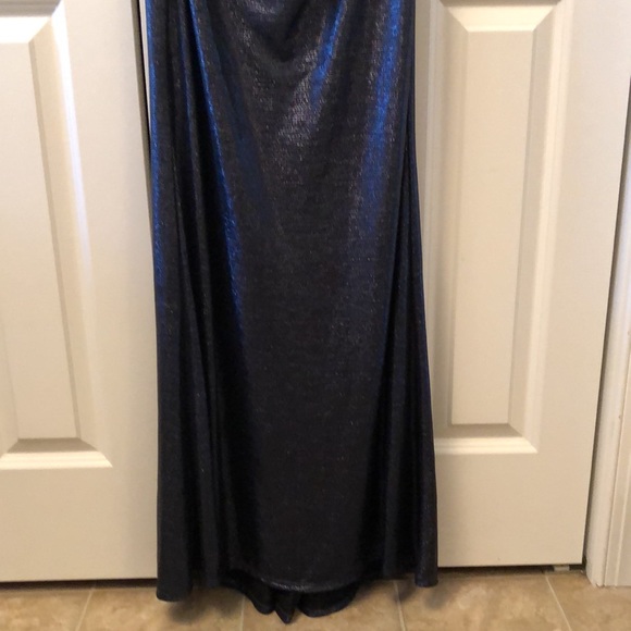 Eliza J Draped Column Capelet Dress - Picture 9 of 12